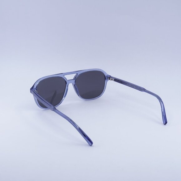 Dior INDIOR N1I 80A4 Sunglasses Transparent Blue Square Frame, Mirror Lenses - Picture 3 of 9